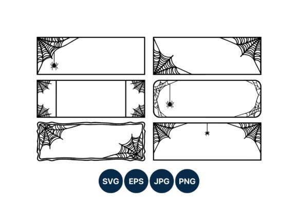 Download Halloween Spider Web Border Frames - Halloween spider web Collection